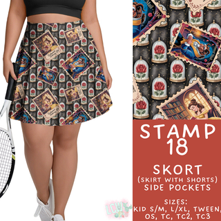 Batch #465 - Magical Character Stamps - Closes 12/19 - ETA mid Feb - Stamp 18 Skort