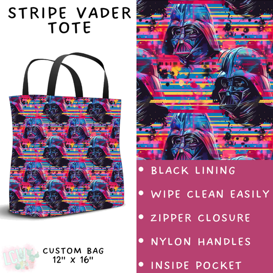 Batch #274 - Fun Run 7 - Closes 1/22 - ETA late March - Stripe Vader Tote