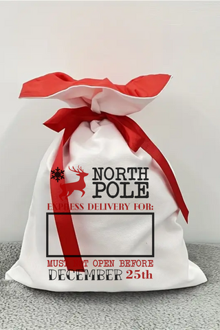 Santa Sack Bag Personalized