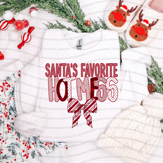 Santa's Favorite Hot Mess Sweatshirt