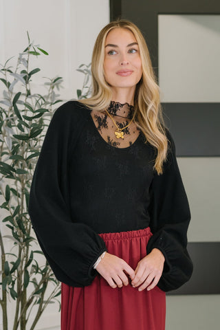 Short But Sweet Shrug in Black