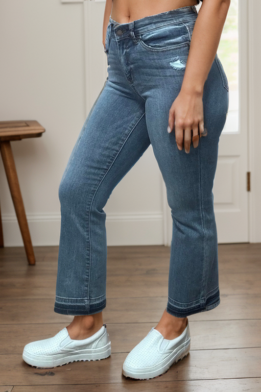 Summer Cropped Judy Blue Jeans