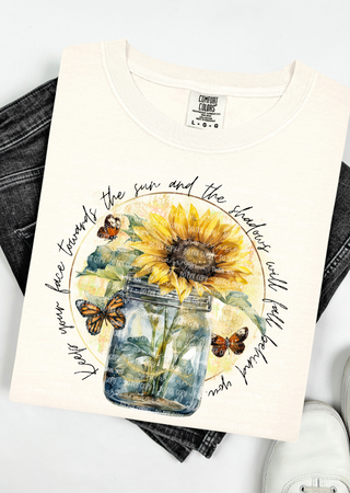 Sunflowers & Shadows Comfort Colors T-Shirt