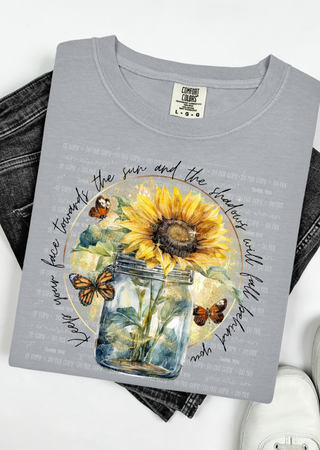 Sunflowers & Shadows Comfort Colors T-Shirt