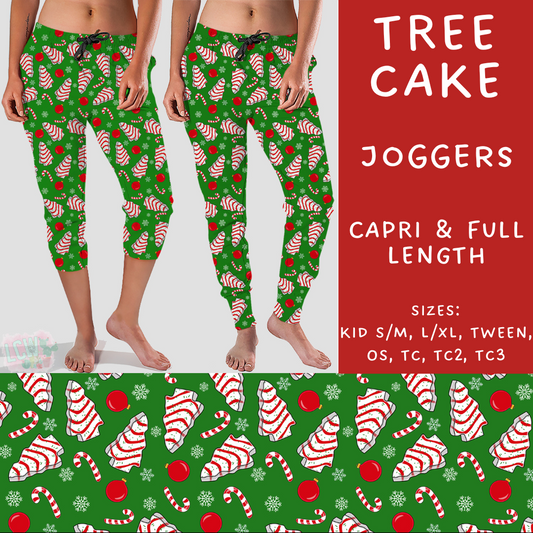 PREORDER  Batch #217 - Christmas Spirit - Closes 10/16 - ETA late Nov - Tree Cake Full and Capri Length Joggers