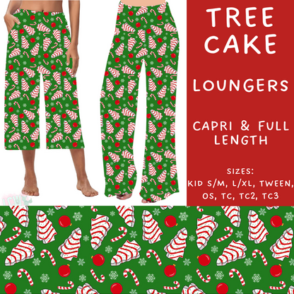 PREORDER  Batch #217 - Christmas Spirit - Closes 10/16 - ETA late Nov - Tree Cake Capri and Full Length Loungers