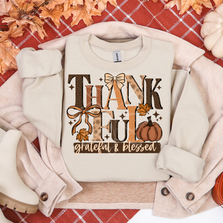 Thankful, Grateful, Blessed Sweatshirt