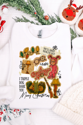 Vintage Christmas Movie Sweatshirt