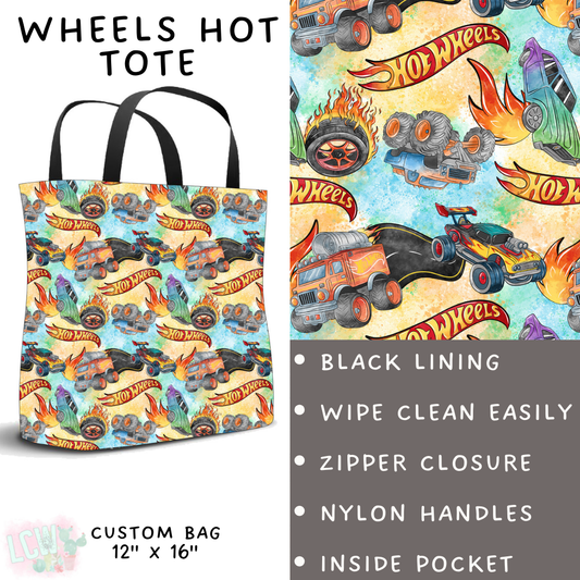 Batch #247 - Cool Characters 6 - Closes 12/2 - ETA late Jan - Wheels Hot Tote