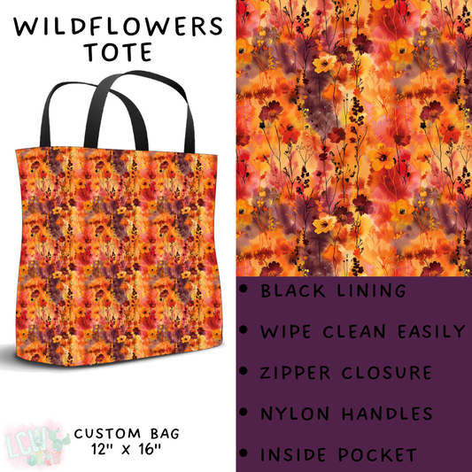 PREORDER Batch #204 - Hello Fall - Closes 9/20 - ETA early Nov - Wildflowers Tote