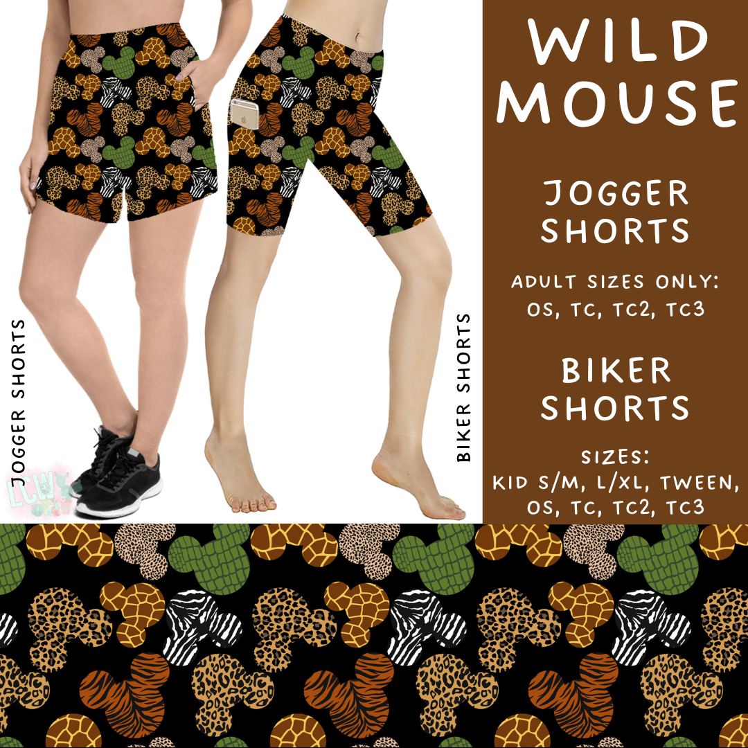 Batch #239 - Magical Faves 9 - Closes 11/18 - ETA early/mid Jan - Wild Mouse Biker & Jogger Shorts