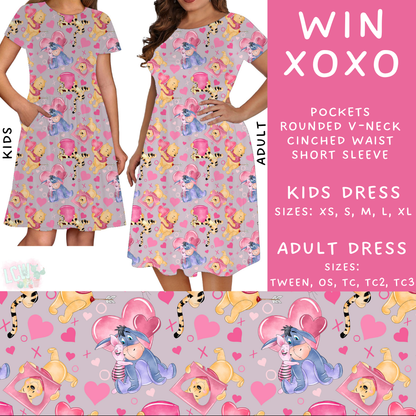 Batch #250 - Magical Valentine - Closes 12/9 - ETA late Jan - Win XOXO Big Hugs Adult & Kids Dresses