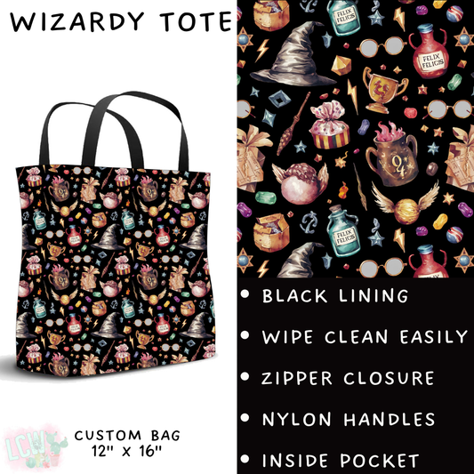 Batch #278 - Cool Characters 7 - Closes 1/29 - ETA early April - Wizardy Tote