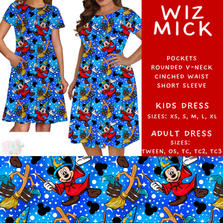 Batch #472 - Magical Faves 16 - Closes 1/5 - ETA late Feb - Wiz Mick Adult & Kids Dresses