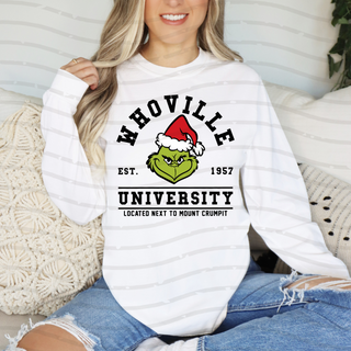 Whoville University Long Sleeve Tee