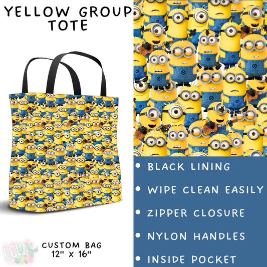 Batch #278 - Cool Characters 7 - Closes 1/29 - ETA early April - Yellow Group Tote