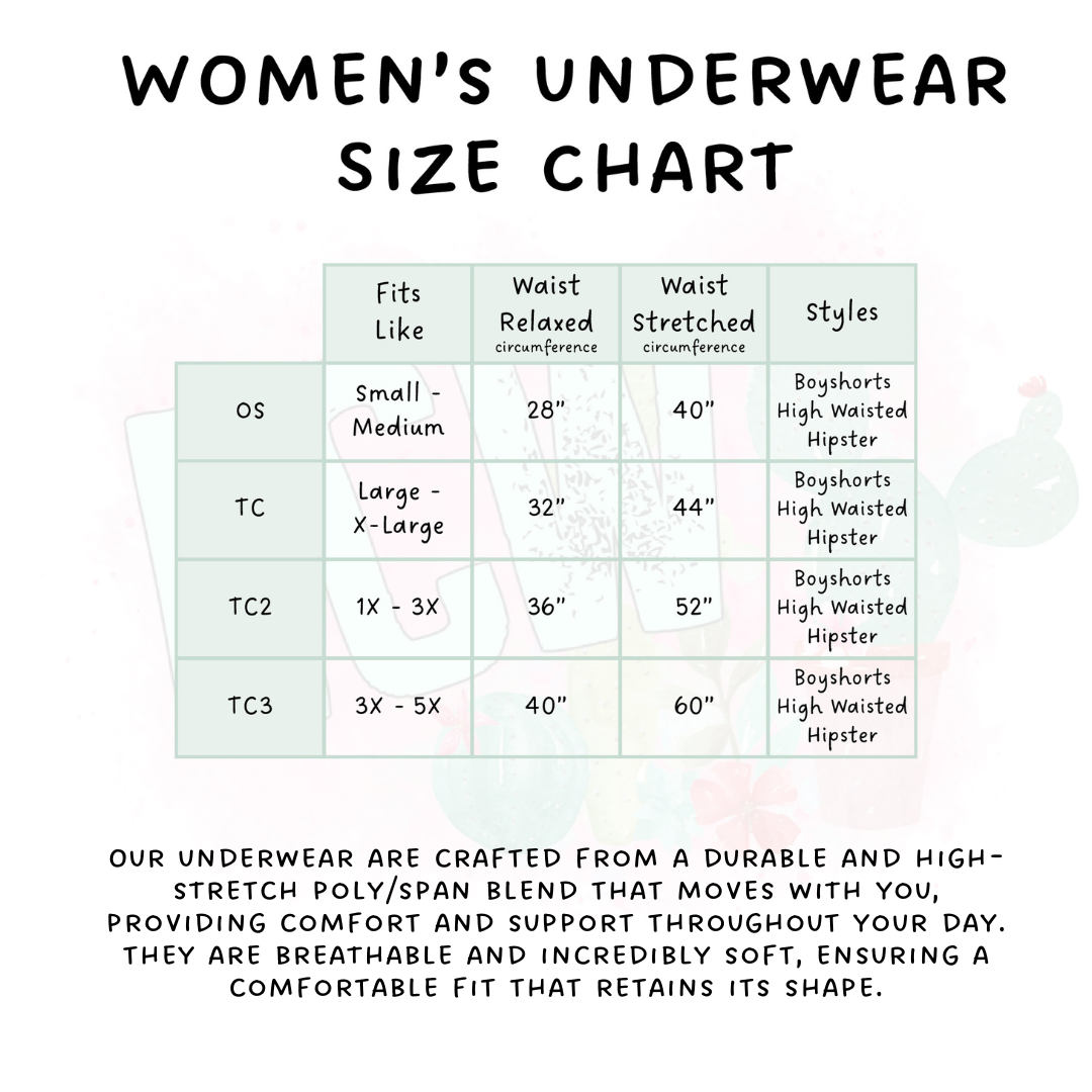 Batch #244 - Comfortable Underwear 2 - Closes 11/27 - ETA mid/late Jan - Mermaid Colors Women's Underwear