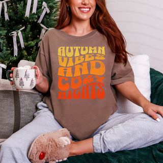 Autumn Nights Cozy Vibes Tee