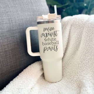 baseball mom against white uniforms tumbler
mom against white baseball pants tumbler
funny baseball mom tumbler 40oz
