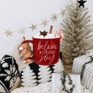 Believe Christmas mug for holiday gift idea
Choose Joy holiday ceramic coffee cup
Festive red ceramic Christmas coffee mug
Green holiday mug for Christmas coffee bar decor
Christmas campfire style ceramic mug with handle
Farmhouse Christmas coffee mug for cozy winter mornings