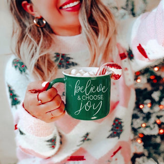 Believe & Joy Mug