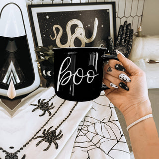 Ghost Theme Halloween Coffee Mug BOO Design
Ghost Theme Coffee Cup BOO Halloween Aesthetic