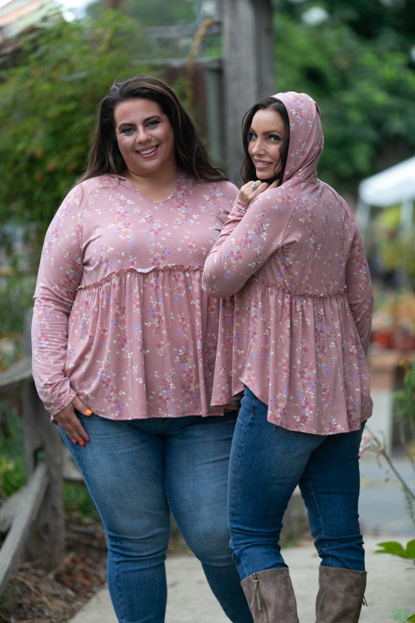 Sweet Lovely Peplum Hoodie