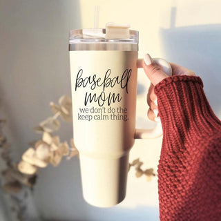 sports mom humor gift
baseball mom truth tumbler
game day parent cup
baseball mom lifestyle