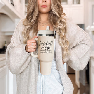 sports mom tumbler 40oz
baseball game day cup
dugout mom tumbler
baseball mom life cup
sports parent humor tumbler