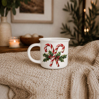 Candy cane mug for Christmas gift baskets
Holiday mug with peppermint stripe candy cane artwork
Christmas drinkware with candy cane and holly berries
Candy cane mug for holiday entertaining
Christmas mug with elegant candy cane artwork
Festive candy cane mug for hot drinks
Holiday coffee mug with classic Christmas imagery
Candy cane mug for Christmas decor and gifting
Christmas mug for festive coffee moments
Candy cane mug for cozy Christmas nights
Ceramic Christmas coffee mug with candy cane details