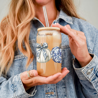 sophisticated autumn drinkware
luxury harvest glass set
chinoiserie season tumbler
ginger jar pumpkin glass