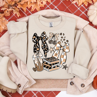 Coffee Books Collage Sweatshirt