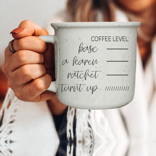 funny coffee level mugs
coffee measurement gifts