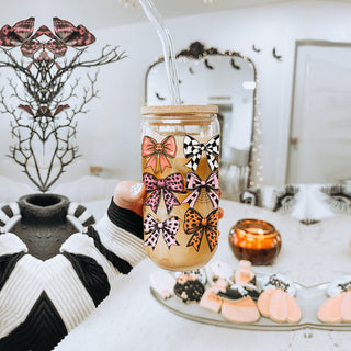 Bow lover fall tumbler
Romantic fall coffee cup
Soft girl autumn gift
Coquette style fall decor