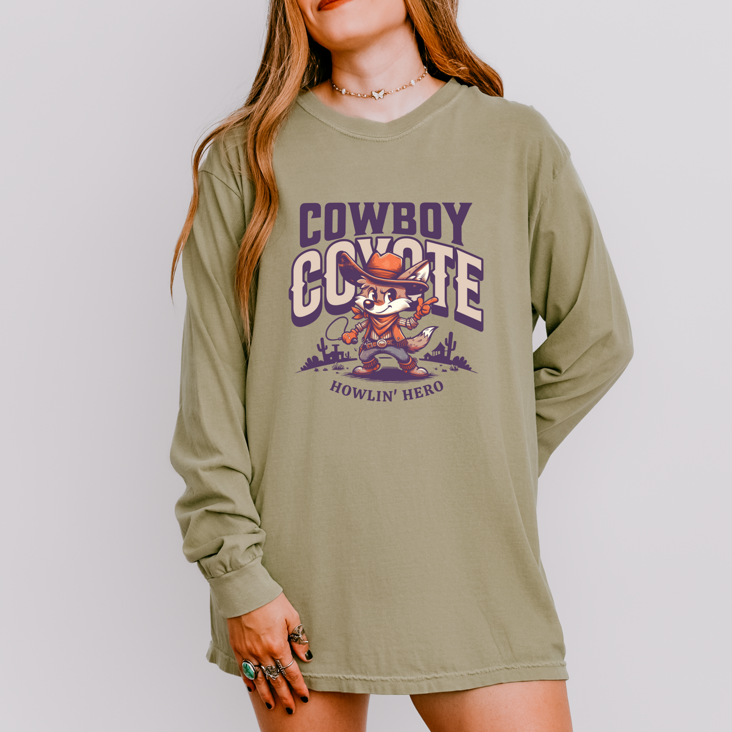 Cowboy Coyote Tee