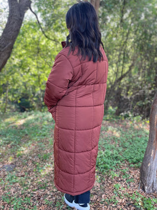 Wrap Me Up Full Length Puffer Jacket