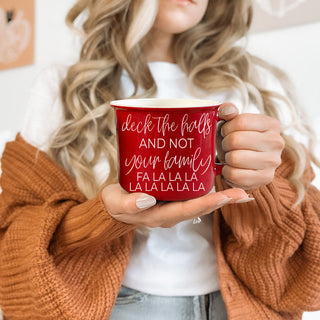 Christmas mug for sarcastic people
Funny family Christmas gathering mug
Adult humor Christmas coffee cup
Holiday survival coffee mug
Christmas morning coffee cup
Funny Christmas quote mug
Festive holiday ceramic mug
Christmas cup for people with a sense of humor
cozy holiday drinkware for festive winter season
funny Christmas mug to make someone laugh