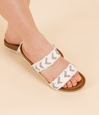 Fia Sandal in White