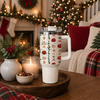 antique inspired botanical Christmas cup
classic poinsettia Christmas drinkware
traditional holiday flower tumbler
timeless floral Christmas tumbler
elegant botanical holiday tumbler
chic floral Christmas drinkware
stylish Christmas tumbler for women
trendy floral Christmas tumbler
aesthetic holiday tumbler with flowers
Christmas tumbler lifestyle photo
floral Christmas tumbler lifestyle image
botanical Christmas tumbler lifestyle photo
Christmas tumbler in cozy holiday home
floral tumbler with Christmas tr
