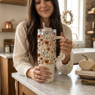 cute flower cup aesthetic
minimal neutral autumn tumbler
autumn floral tumbler for coffee lovers
fall wildflower travel tumbler
neutral floral Stanley style cup
cute floral gift idea for women
cozy warm toned tumbler
autumn botanical coffee cup
fall floral tumbler for everyday use
neutral floral cup for iced coffee