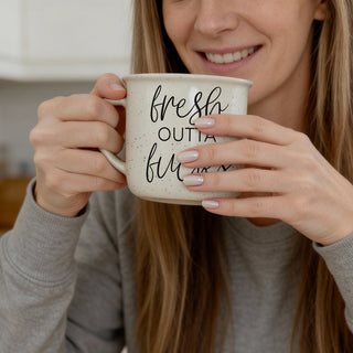 Funny Christmas gift mug
Explicit phrase coffee mug
Unique mug for coffee lovers
Gift for friend who loves coffee
Gag gift for office party
Best novelty mug 2026 wholesale usa
Fresh Outta Fucks Mug – Funny 14oz Ceramic Coffee Cup, Double-Sided, Dishwasher & Microwave Safe