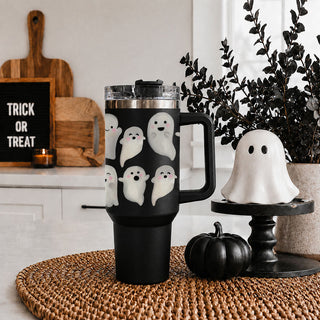 40oz spooky ghost cup with handle
Cute ghost tumbler gift for Halloween lovers
Halloween tumbler gift with cute ghost design
Spooky season gift tumbler with ghost pattern
Cute Halloween gift for her ghost tumbler
Ghost tumbler gift for spooky season fans
Halloween coffee lover gift ghost tumbler
Spooky cute cup gift for Halloween
Fall Halloween gift tumbler with ghost design
Cute ghost cup gift for women
Halloween gift shop tumbler with ghost artwork