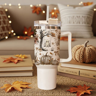 neutral floral pumpkin tumbler
ghost tumbler with autumn flowers
cozy halloween coffee tumbler
cute ghost tumbler for fall
neutral spooky girl tumbler
ghost tumbler aesthetic for coffee lovers
cottagecore ghost coffee cup
cute cozy season tumbler
neutral haunted aesthetic tumbler