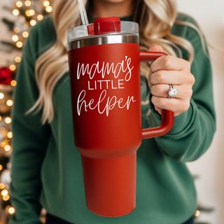 Christmas chaos mom tumbler - mamas little helper holiday drinkware
Holiday stress mom tumbler 40oz - mamas little helper Christmas
Christmas reality check tumbler - mamas little helper 40oz mom
Holiday drink tumbler for moms 
Christmas beverage accessories - mamas 40oz mom tumbler
Wholesale Mama’s little helper
