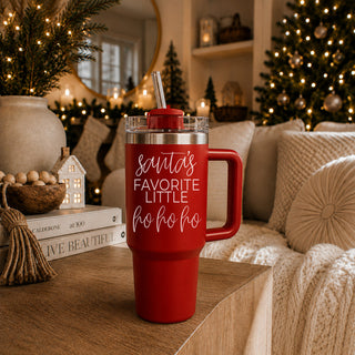 Funny Christmas gift tumbler 40oz - Santas favorite little ho ho ho red
Christmas gag gift tumbler - Santas favorite little ho ho ho 40oz red
Humorous Christmas tumbler red holiday
Christmas joke tumbler 40oz red drinkware
Sassy Christmas tumbler  red