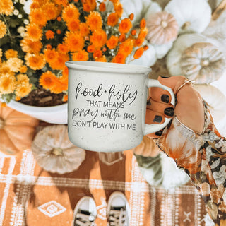 prayer time coffee cup
spiritual sass drinkware