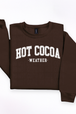Dk Chocolate Sweatshirt White Writing