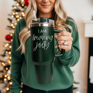 Viral Christmas tumbler 40oz - I am freaking jolly red green
Trending holiday tumbler - I am freaking jolly Christmas 40oz
Popular Christmas gift tumbler - I am freaking jolly red green 40oz