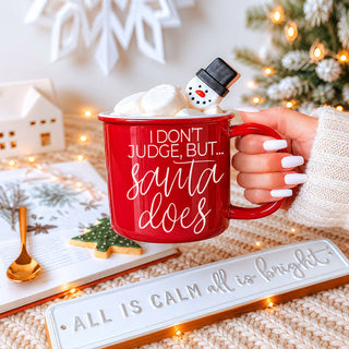 I Don’t Judge But Santa Does Christmas Mug | Funny Holiday Coffee Cup | Sarcastic Christmas Gift
Funny Santa Christmas Coffee Mug | I Don’t Judge But Santa Does Ceramic Mug | Holiday Gift For Adults