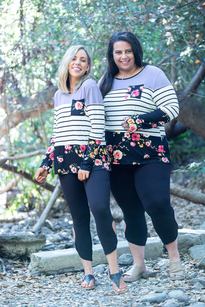 Fantasmic Colorblock Top